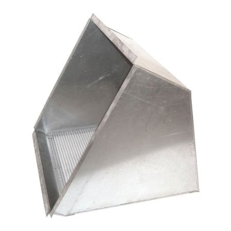Americraft Mfg Inlet Weatherhood With Birdscreen for 12 Exhaust Fan IWH-12